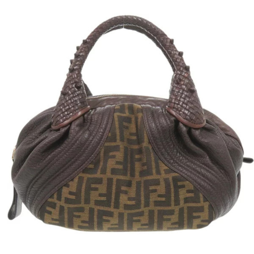 Fendi Spy Bag Leather Brown Handbag